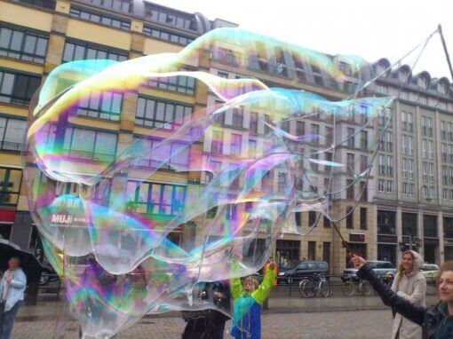 Schmetterling - Spielzeug für Riesenseifenblasen