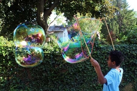 Zwilling medium Spielzeug für Riesenseifenblasen