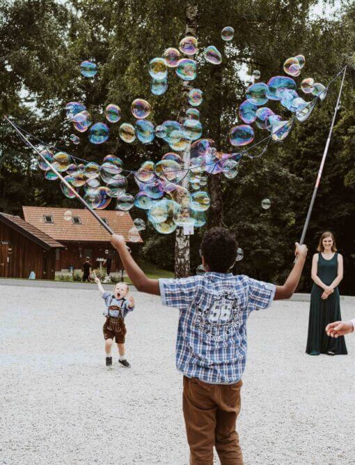 Profi-Spielzeug für richtig viele Seifenblasen